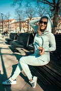 KOMPLET DRESOWY SKY GRAY