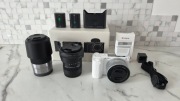 SONY ZV-E10 II + Sony E PZ 16–50mm f/3.5–5.6 OSS + dwa inne obiektywy