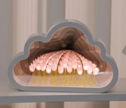 Lampka Nocna LED w Kształcie Chmury Tulipanów