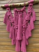 Makrama różowa Folkowa