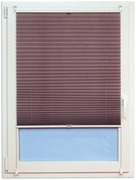 Roleta plisowana 110x130 fioletowa bez wiercenia