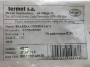 Blaszka uziemiająca TERMET kocioł gazowy Z3220210205