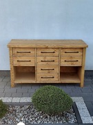 Szafka łazienkowa rustykalna drewniana 