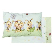 Poszewka 60x40 cm Wesołe Pszczoły - Bawełna