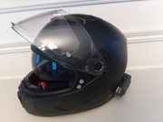 Nolan N86 Classic N-Com Czarny Mat r.XL plus zestaw głośnomówiący Bluet V10