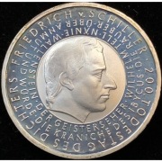 Niemcy 10 euro 2005 200. rocznica śmierci Friedricha von Schillera AG