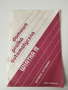Instrukcja użytkowania z PRL-u pralka wiatka 12, ZSRR Moskwa 