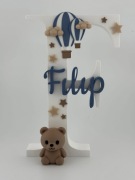 Personalizowane literki 3D dla chłopca i dziewczynki 