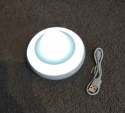 Lampka nocna LED RGB USB planetka