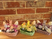 Stroik wielkanocny świeczki sojowe handmade 