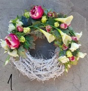 Wszystkich Świętych Stroik na cmentarz Kompozycja 