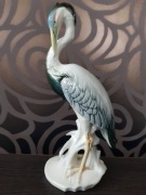 Czapla figurka z porcelany Karl ENS
