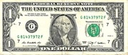 BANKNOT USA. 1 DOLAR  SERIA  2009 R.  