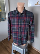 Superdry koszula męska w kratę L Work wear zieleń czerwień granat 