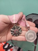 Medal/odznaka za długoletnie pożycie małżeńskie PRL 2 szt