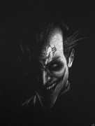JOKER oryginalny obraz ręcznie rzezbiony Grawer