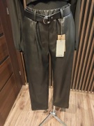 Spodnie damskie ekoskóra beż lub czarny rozmiar uniwersalny