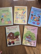 Zestaw Montessori, edukacyjne Książeczki dla dzieci