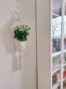 UP Kwietnik makrama wiszący na ścianie ze sznurka Tipi Naturalny Ecru nr11