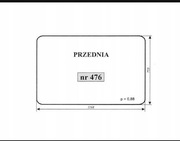 Szyba czołowa c-330. C-360 kunów 476