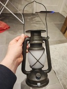 Piękna latarnia solarna światło stałe lub płomień LED lampa ogrodowa