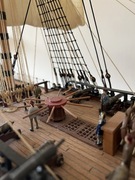 Model okrętu HMS Cleopatra (1778)- ręcznie wykonany, unikatowy model 