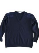 Sweter wełniany wojskowy militarny Wenaas 54 XL