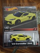 Nowy '23 Corvette Z06 Hot Wheels model 2 Premium 1:43 kolekcja resorak