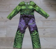 Strój karnawałowy Hulk roz 128, 7-8 l Marvel z mięśniami