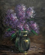 Obraz olejny BUKIET BZU 42x50cm