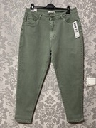 Szałwiowe dżinsy Mom Fit 4XL Moon Girl