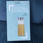 Szklana karafka dzbanek na napoje z uchwytem. Crofton. Nowa?
