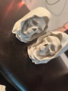 Czaszka gipsowa śmierć kostucha figurka