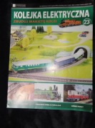 Czasopismo Kolejka elektryczna Eaglemoss nr 23 plakat parowóz serii A 2-3-0