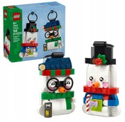 LEGO ICONS 40812 Ozdoby z bałwankami bombki SZYBKO 24H