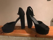 CZARNE SANDAŁY FIRMY nly rozm. 39