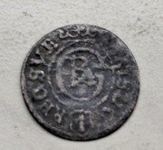 Szeląg 1625 r Krystyna Waza Elbląg srebro 