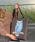 Torba shoper . Zestaw do haftu koralikowego 