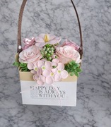 Flower Box z mydlanymi kwiatami 