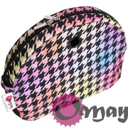 Czarny organizer do Obag MOON LIGHT pepitka tęczowa kolorowa wkład OMAY