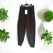 ZARA czarne spodnie bojówki dresowe | rozm. 164