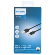 Kabel przewód do ładowarki Philips USB-A do Micro USB 