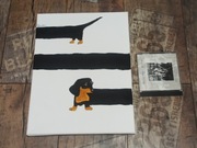 Obrazek na płótnie Jamnik