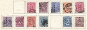 Plebiscyt Górny Śląsk, Fi U8-U20, 11 znaczków kasowanych CGHS typ II