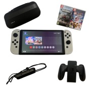Nintendo Switch OLED Biały + Akcesoria + Gry – kompletny zestaw