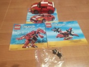 LEGO Creator 31024 Czerwone konstrukcje 3w1