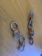 Stalowy karabinczyk, klamra, zapięcie