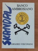 AMADEO VISCONSINI SKANDAL BANCO AMBROSIANO 1988 PRL ANTYKWARIAT