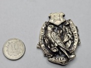 ODZNAKA ŁOWIECKA - 50 LAT KŁ SOKÓŁ  (WYKONANA ZE SREBRA, próba 0,800)