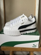 Buty damskie Puma Mayze Leather białe skórzane 42 27cm